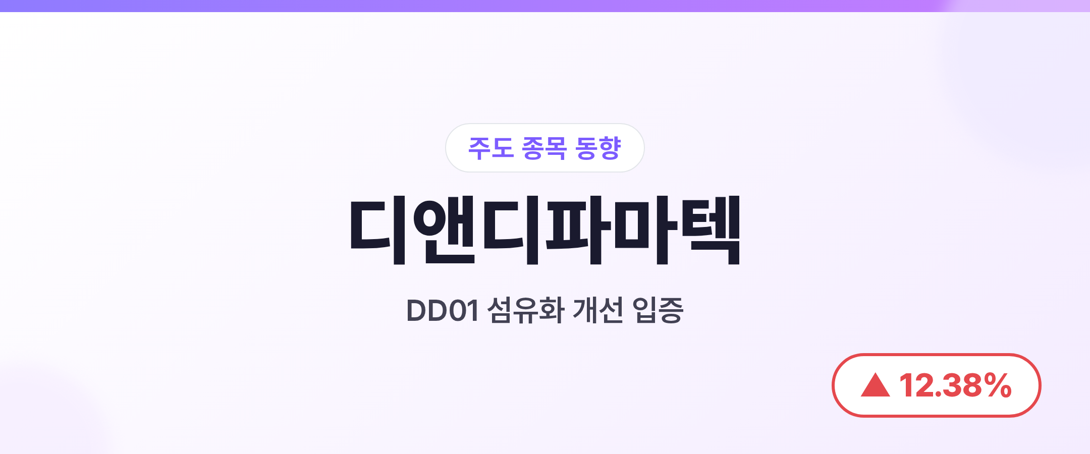 디앤디파마텍 DD01 섬유화 개선 입증