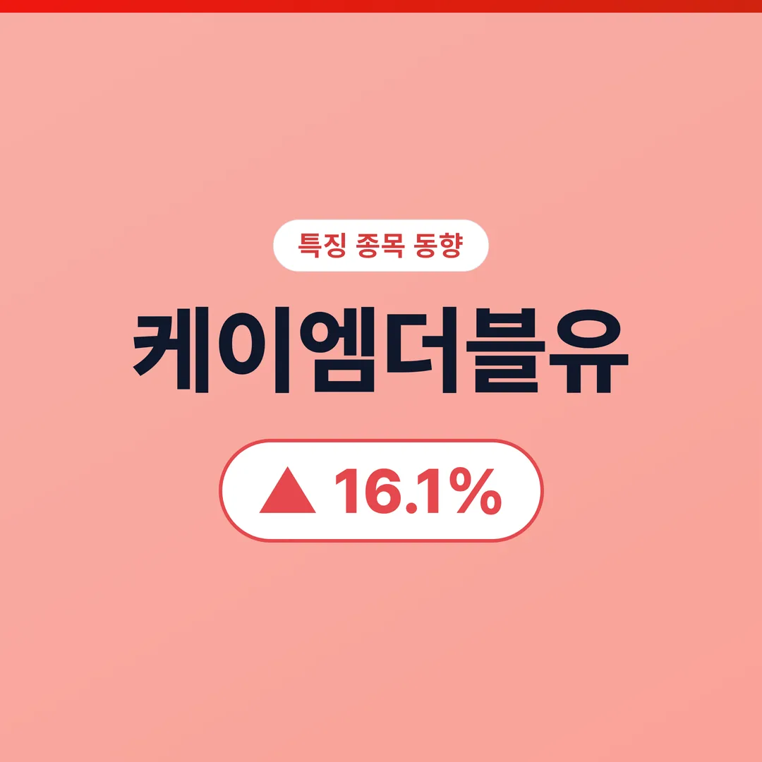 케이엠더블유 07/10 (오후) 케이엠더블유, C밴드 독식과 버라이즌 수혜가 부른 급반등