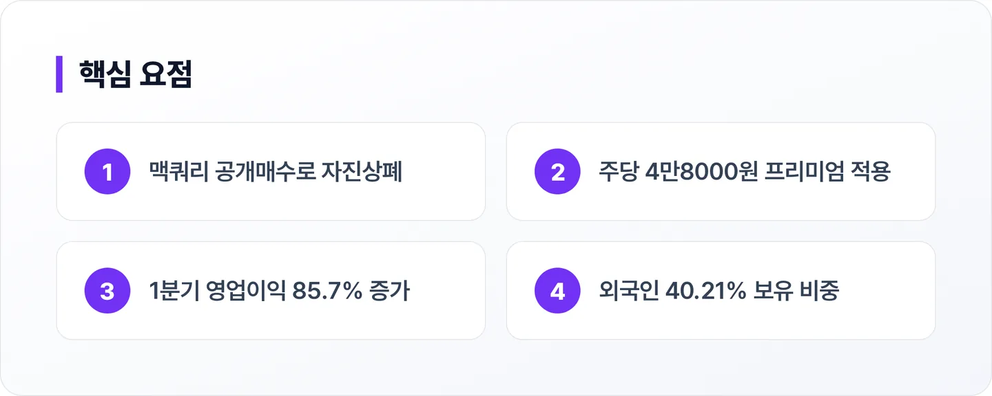 가비아 핵심 요점
